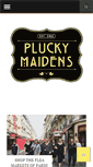 Mobile Screenshot of pluckymaidens.com